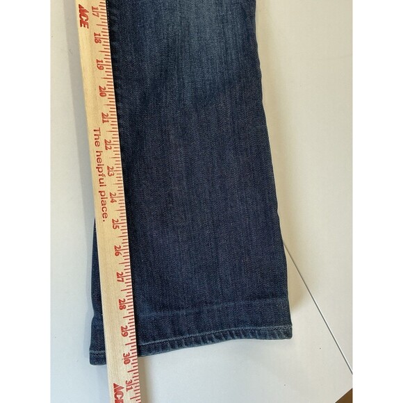 Citizens Of Humanity Jeans Women's Sz 30 Blue Amber Stretch Button Zip Boot Cut - Picture 12 of 13